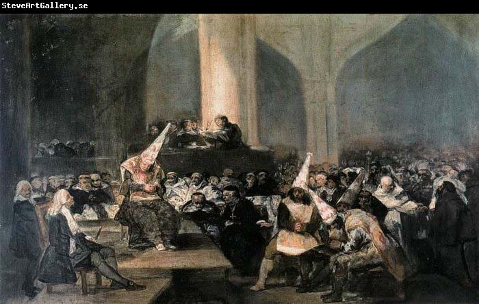 Francisco Jose de Goya The Inquisition Tribunal